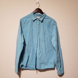 Baby blue Hollister dress shirt